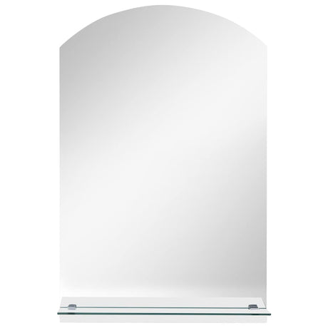 Miroir mural Vidaxl avec étagère 20x40 cm Verre durcie