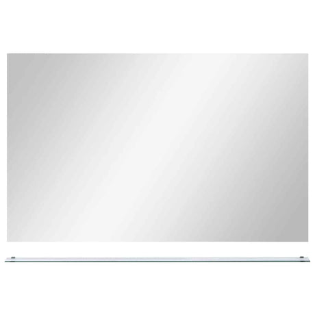 Miroir mural vidaxl avec étagère de 100 x 60 cm de verre durci