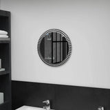 Miroir mural Vidaxx 40 cm verre trempé