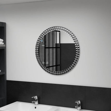 Miroir mural vidaxl 60 cm de verre trempé