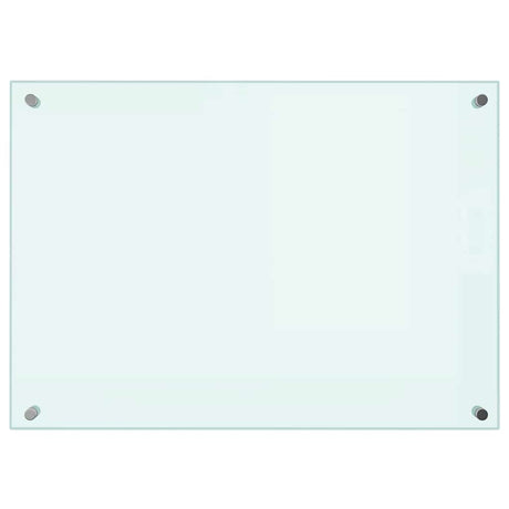 Vidaxl Splash Screen Kitchen 70x50 cm Blanc de verre durci