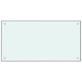 VidaXL splash screen kitchen 80x40 cm hardened glass white