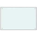 VidaXL splash screen kitchen 80x50 cm hardened glass white