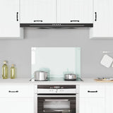 Vidaxl Splash Screen Kitchen 80x50 cm Blanc de verre durci