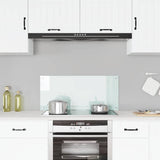 Vidaxl Splash Screen Kitchen 90x40 cm Verre labouré blanc