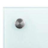Vidaxl Splash Screen Kitchen 100x50 cm Verre durci blanc