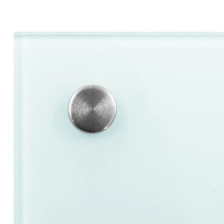 Vidaxl Splash Screen Kitchen 100x50 cm Verre durci blanc