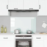 Vidaxl Splash Screen Kitchen 100x60 cm en verre trempé blanc