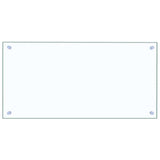 Vidaxl Splash Screen Kitchen 80x40 cm Verre terminale transparent