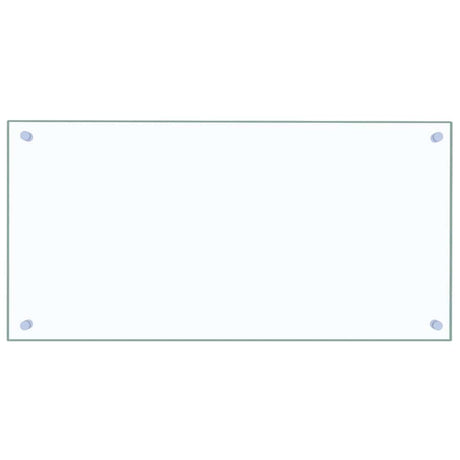 Vidaxl Splash Screen Kitchen 80x40 cm Verre terminale transparent
