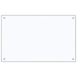 Vidaxl Splash Screen Kitchen 80x50 cm Verre durcie transparent