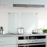 Vidaxl Splash Screen Kitchen 80x50 cm Verre durcie transparent