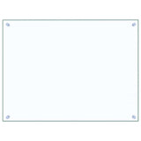 Vidaxl Splash Screen Kitchen 80x60 cm Verre durci transparent