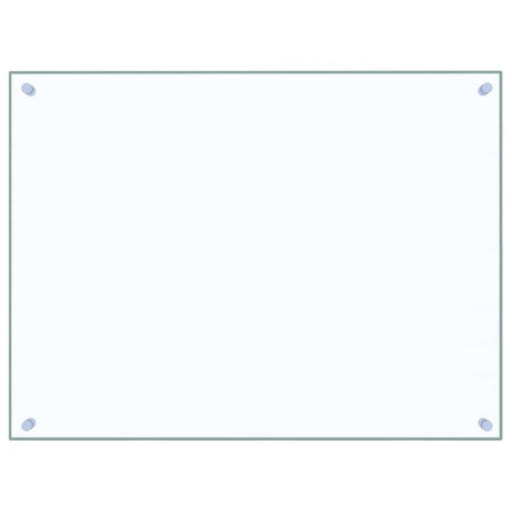 Vidaxl Splash Screen Kitchen 80x60 cm Verre durci transparent