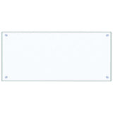 Vidaxl Splash Screen Kitchen 90x40 cm Verre durcie transparent