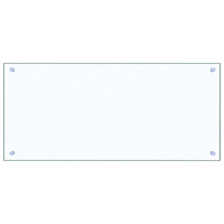 Vidaxl Splash Screen Kitchen 90x40 cm Verre durcie transparent