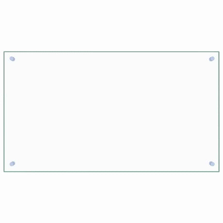 Vidaxl Splash Screen Kitchen 90x50 cm Verre durci transparent