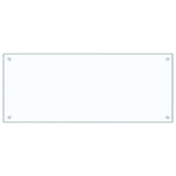 Vidaxl Splash Screen Kitchen 100x40 cm Verre terminale transparente
