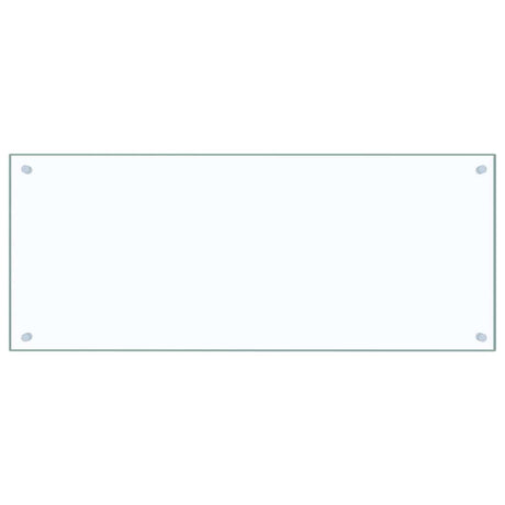 Vidaxl Splash Screen Kitchen 100x40 cm Verre terminale transparente