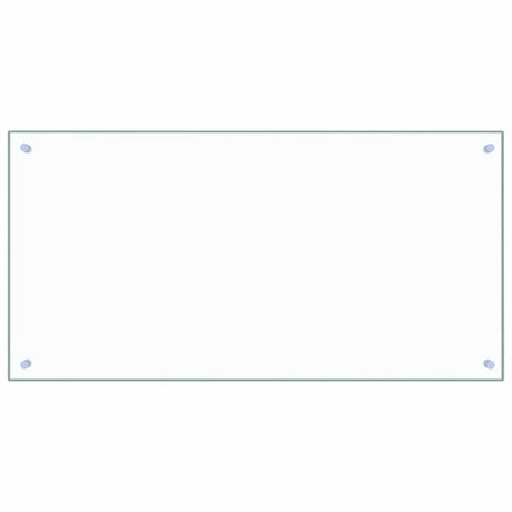 Vidaxl Splash Screen Kitchen 100x50 cm Verre durcie transparent