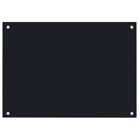 Vidaxl Splash Screen Kitchen 70x50 cm Termin Verre noir
