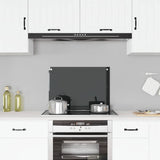Vidaxl Splash Screen Kitchen 70x50 cm Termin Verre noir
