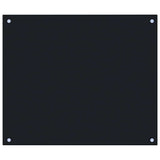 Vidaxl Splash Screen Kitchen 70x60 cm Termin Verre noir