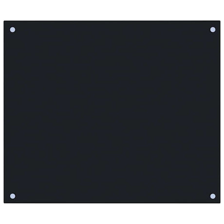 Vidaxl Splash Screen Kitchen 70x60 cm Termin Verre noir