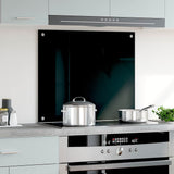 Vidaxl Splash Screen Kitchen 70x60 cm Termin Verre noir