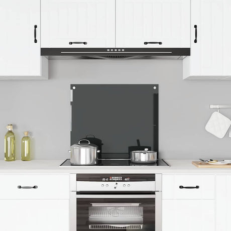 Vidaxl Splash Screen Kitchen 70x60 cm Termin Verre noir