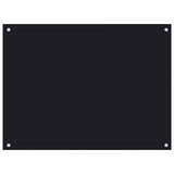 Vidaxl Splash Screen Kitchen 80x60 cm Termin Verre noir