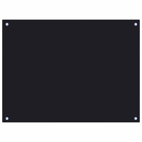 Vidaxl Splash Screen Kitchen 80x60 cm Termin Verre noir