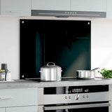 Vidaxl Splash Screen Kitchen 80x60 cm Termin Verre noir
