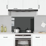 Vidaxl Splash Screen Kitchen 90x60 cm Verre durcie noir