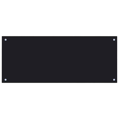 Vidaxl Splash Screen Kitchen 100x40 cm Termin Verre noir
