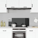 Vidaxl Splash Screen Kitchen 100x40 cm Termin Verre noir