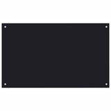 Vidaxl Splash Screen Kitchen 100x60 cm Termin Verre noir