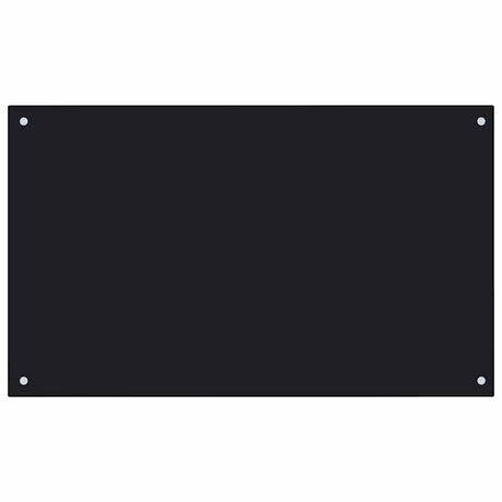 Vidaxl Splash Screen Kitchen 100x60 cm Termin Verre noir