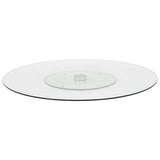Vidaxl Servingboard tournant 60 cm de verre trempé transparent