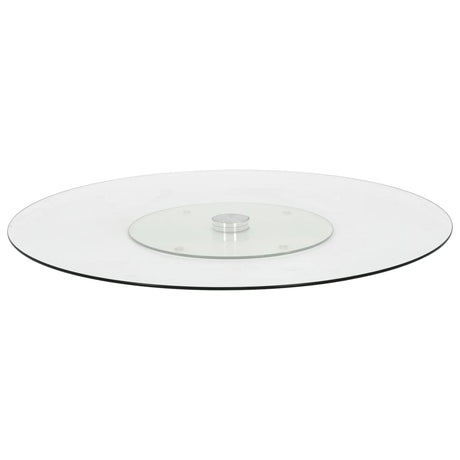 Vidaxl Servingboard tournant 60 cm de verre trempé transparent