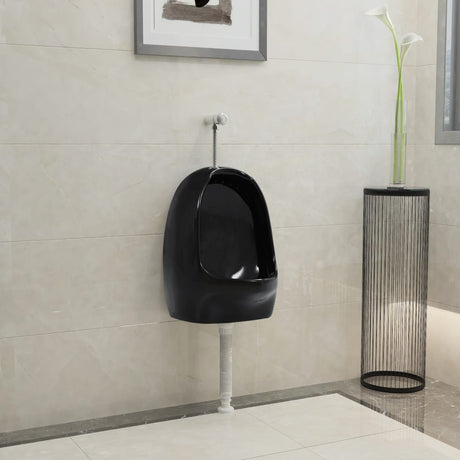 Vidaxl wallurinoir avec vanne de bobine en céramique noir