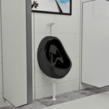 Vidaxl wallurinoir avec vanne de bobine en céramique noir