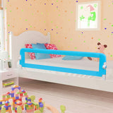 Vidaxl Bedhek Toddler 180x42 cm Bleu en polyester