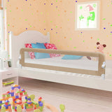 Tableau de lit Vidaxl Toddler 180x42 cm Polyester Taupe