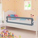 Gráfico de la cama Vidaxl Niño de 120x42 cm de poliéster gris