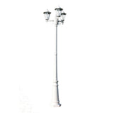 Vidaxl Garden Lant Kingston 3 bras 215 cm blanc