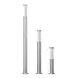 Vidaxl en 3 parties de jardin en acier inoxydable étanche