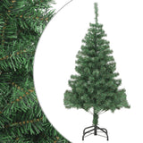 Vidaxl Kunstkerstboom con standard in acciaio 910 rami 210 cm