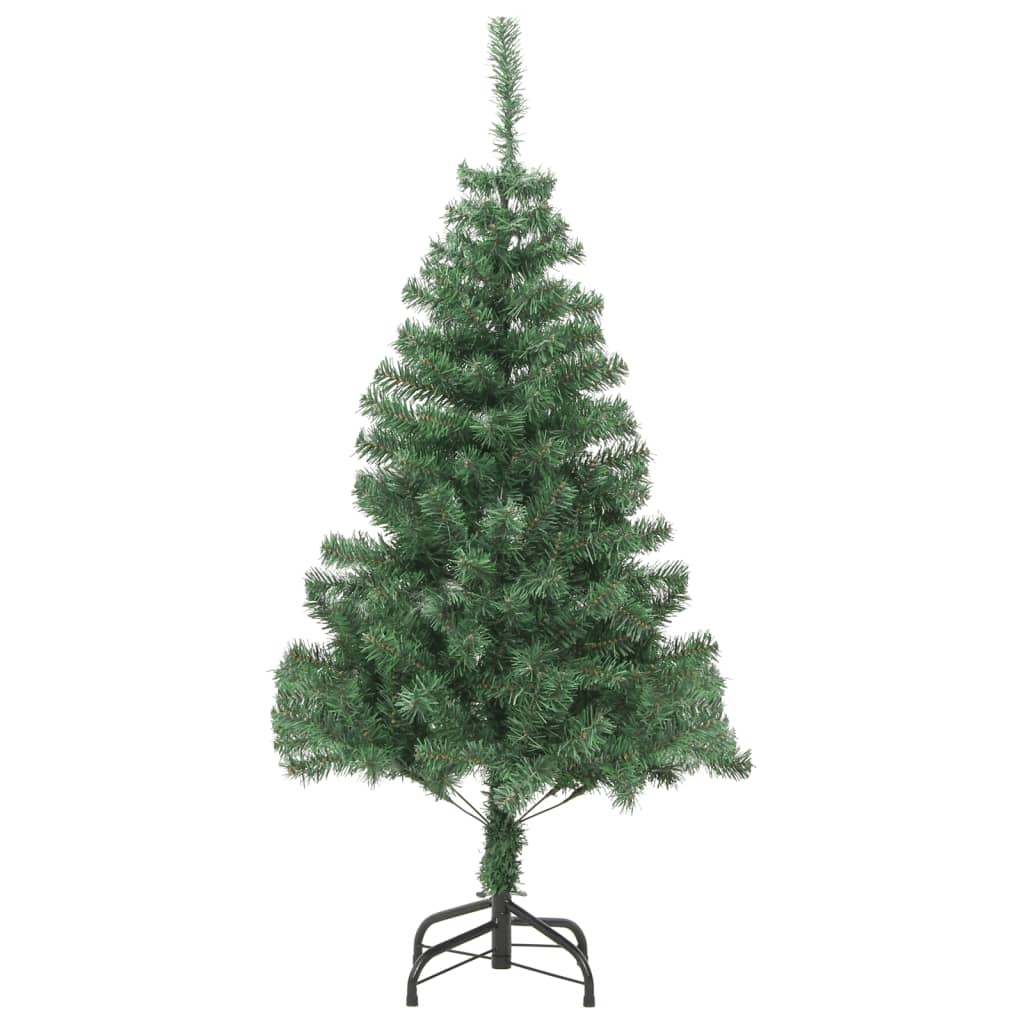 Vidaxl kunstkerstboom avec des branches standard en acier 910 210 cm