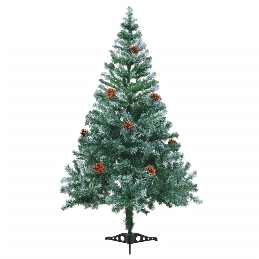 Vidaxl kunstkerstboom avec des cônes de pin 150 cm